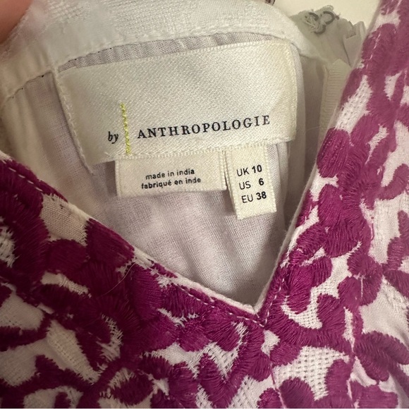 Embroidered Anthropologie Maxi Dress Size 6 - Picture 6 of 10